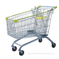 Hot Sale! ! ! Supermarket Folding Wire Metal Steel Shopping Trolley Cart (YD-B-60L)